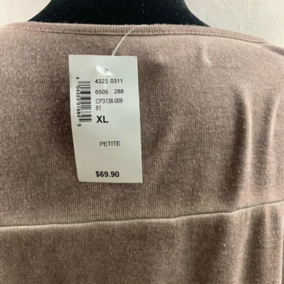 Floral Lace Tunic Brown NWT - Picture 5 of 6